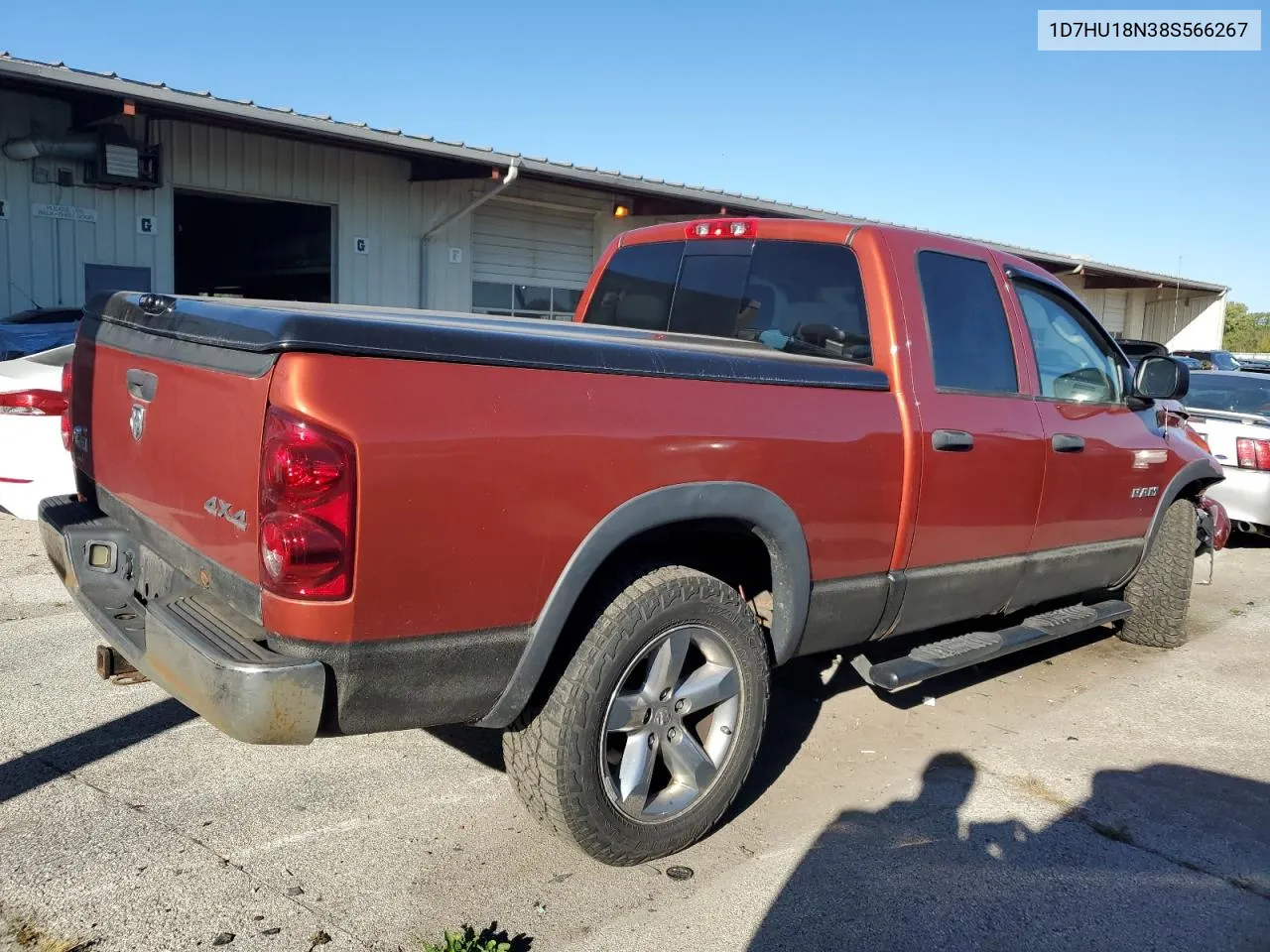 2008 Dodge Ram 1500 St VIN: 1D7HU18N38S566267 Lot: 74737254