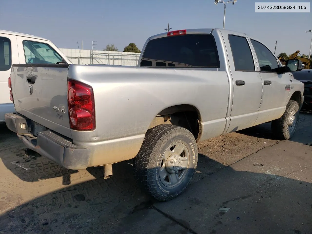 2008 Dodge Ram 2500 St VIN: 3D7KS28D58G241166 Lot: 75016494