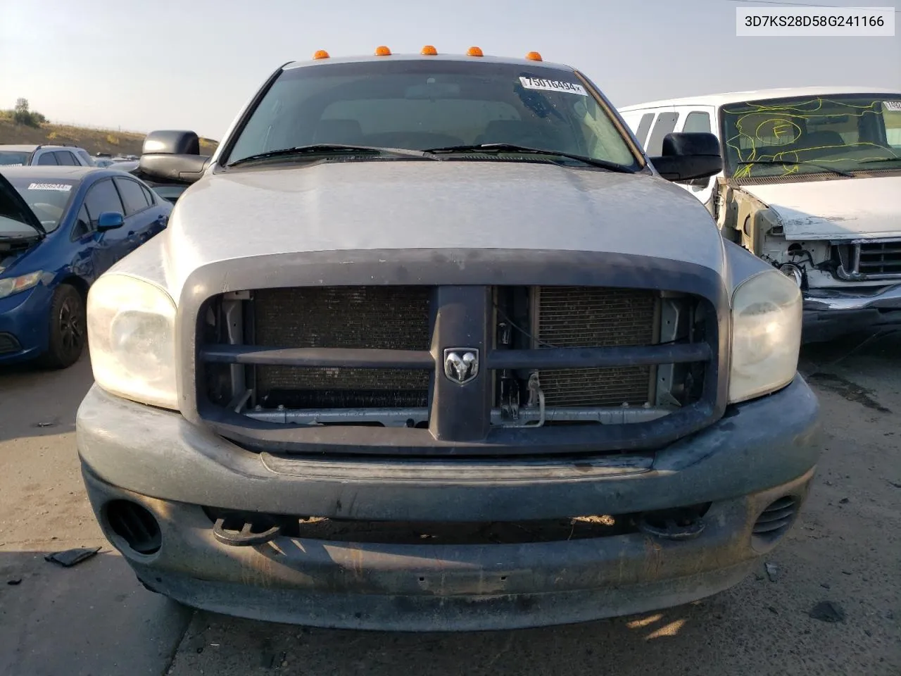 2008 Dodge Ram 2500 St VIN: 3D7KS28D58G241166 Lot: 75016494