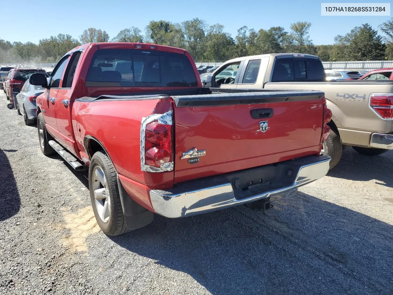 2008 Dodge Ram 1500 St VIN: 1D7HA18268S531284 Lot: 75114304