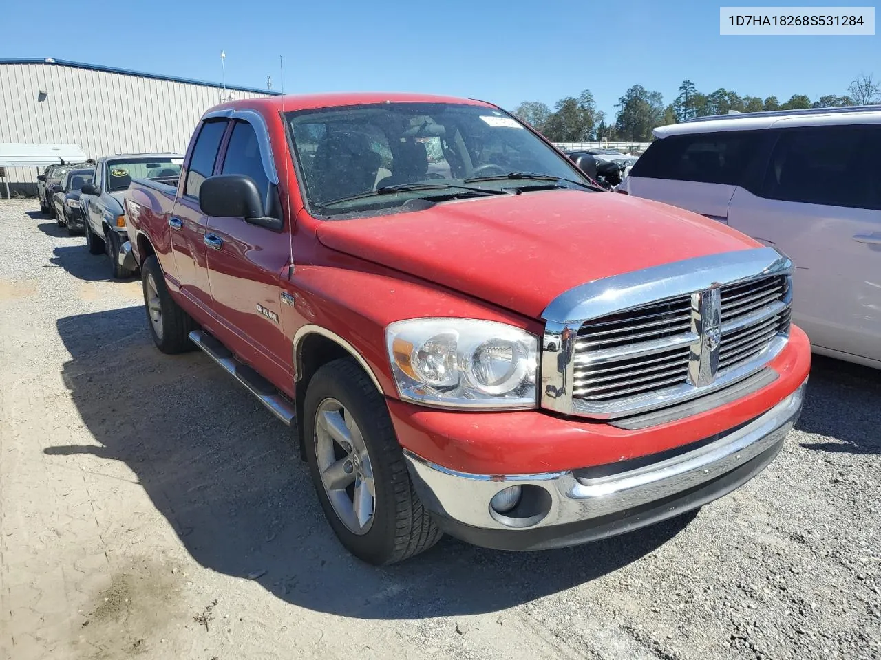 2008 Dodge Ram 1500 St VIN: 1D7HA18268S531284 Lot: 75114304