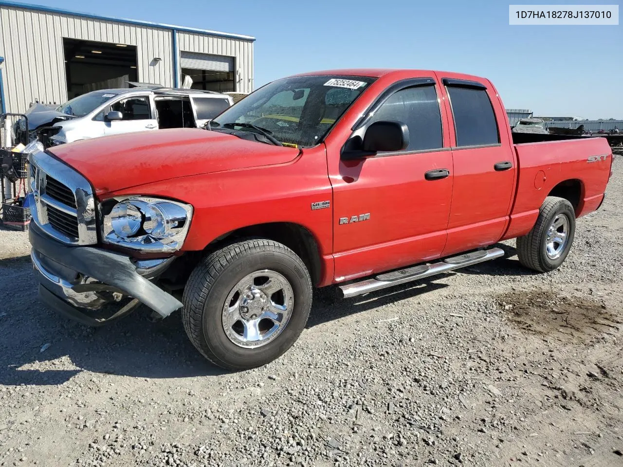 2008 Dodge Ram 1500 St VIN: 1D7HA18278J137010 Lot: 75252464