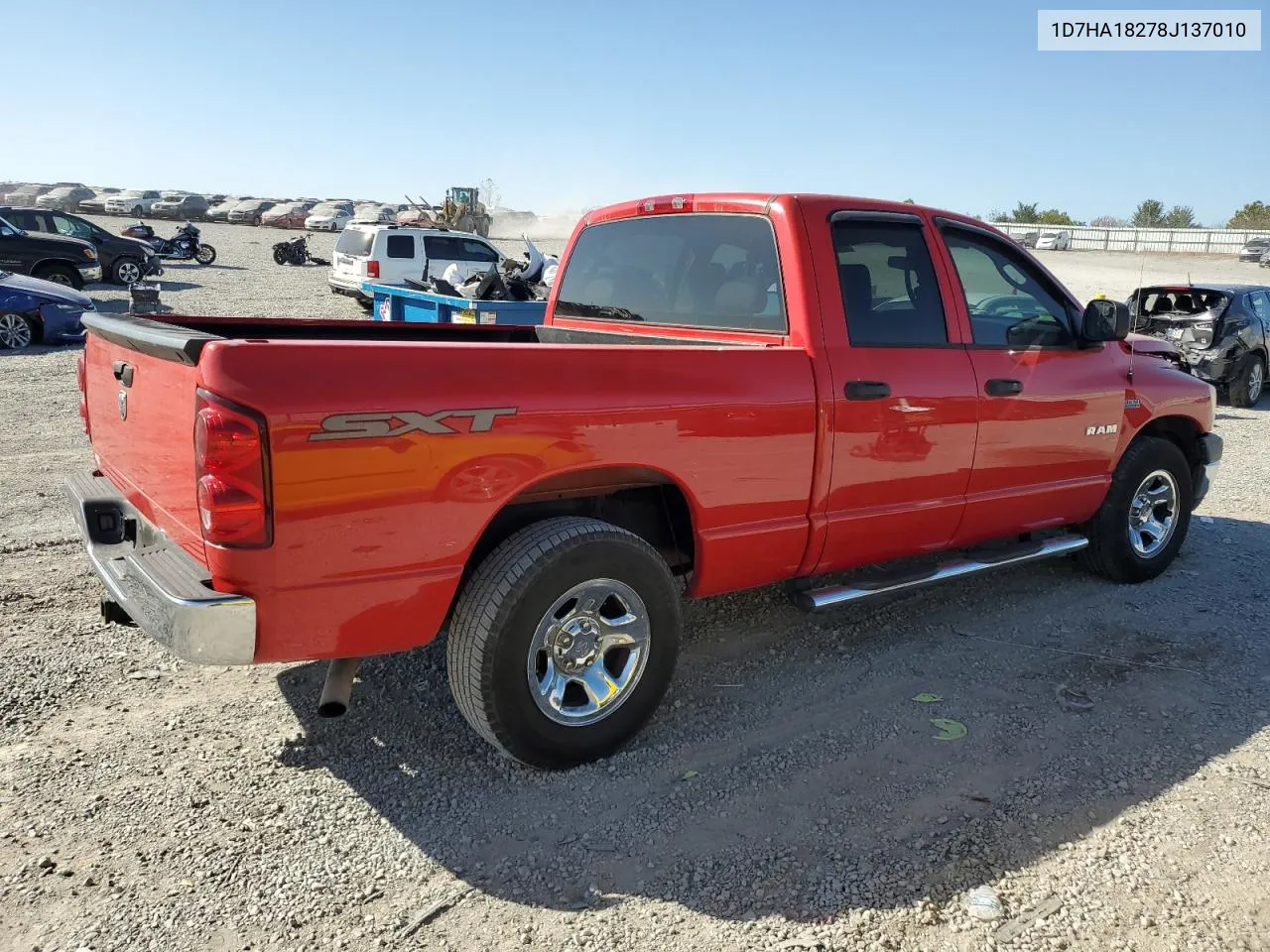 2008 Dodge Ram 1500 St VIN: 1D7HA18278J137010 Lot: 75252464