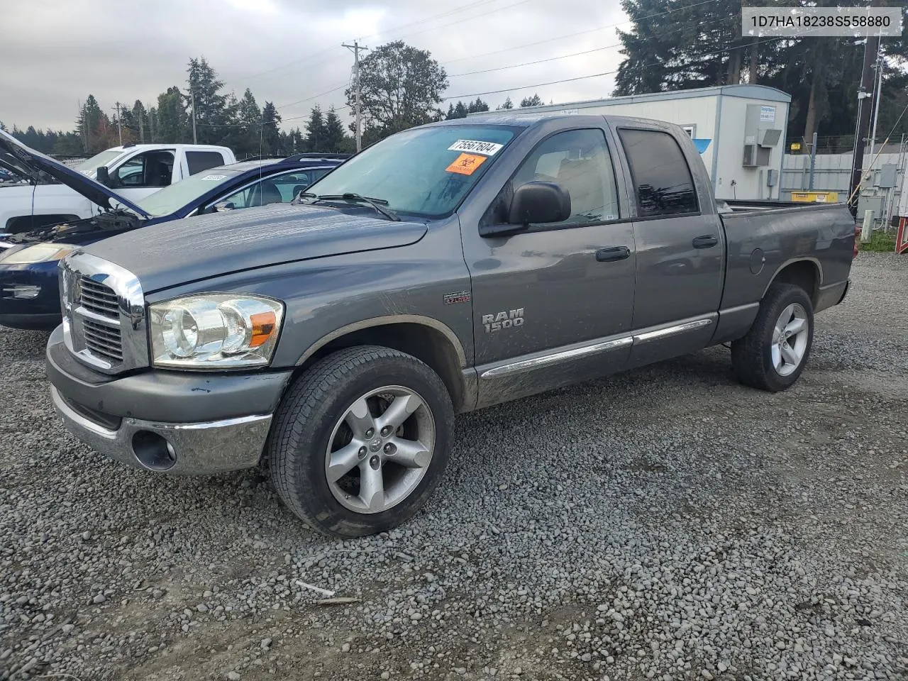 2008 Dodge Ram 1500 St VIN: 1D7HA18238S558880 Lot: 75567604