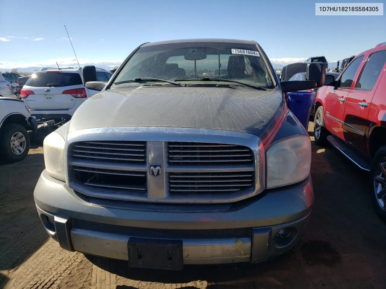 2008 Dodge Ram 1500 St VIN: 1D7HU18218S584305 Lot: 75681604