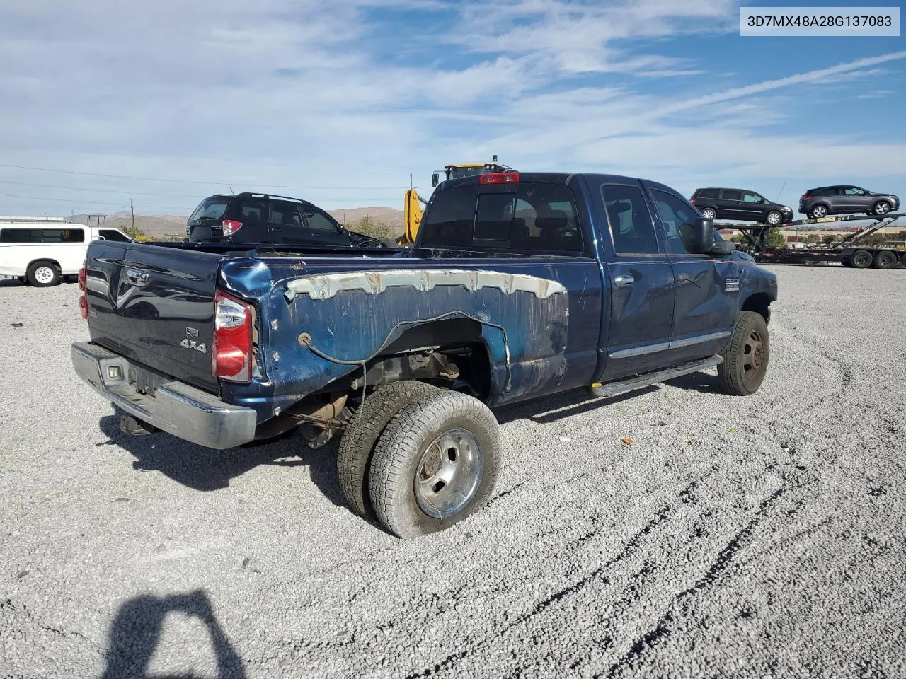 2008 Dodge Ram 3500 St VIN: 3D7MX48A28G137083 Lot: 75684714