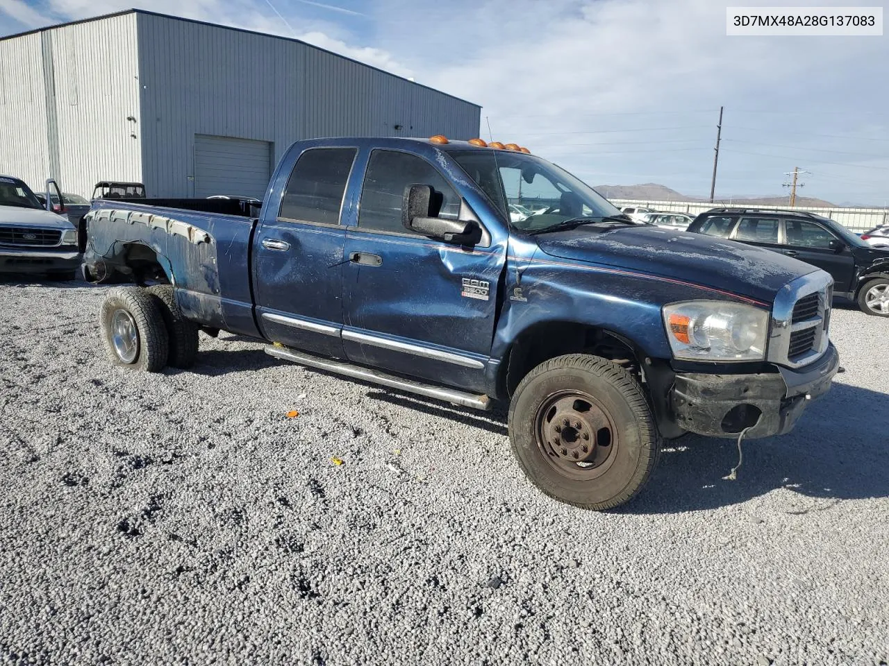 2008 Dodge Ram 3500 St VIN: 3D7MX48A28G137083 Lot: 75684714