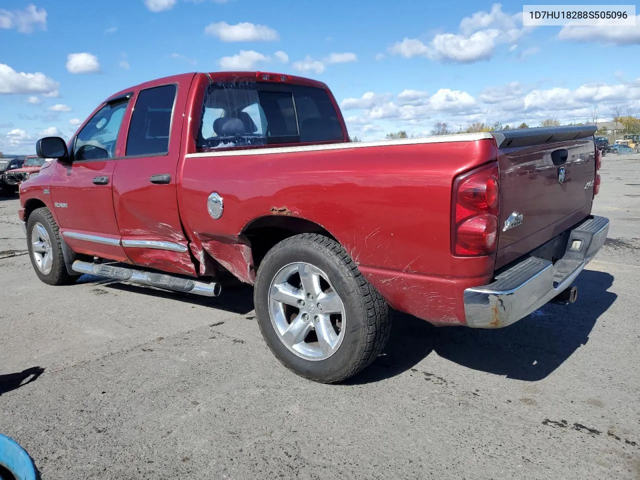 2008 Dodge Ram 1500 St VIN: 1D7HU18288S505096 Lot: 75712944