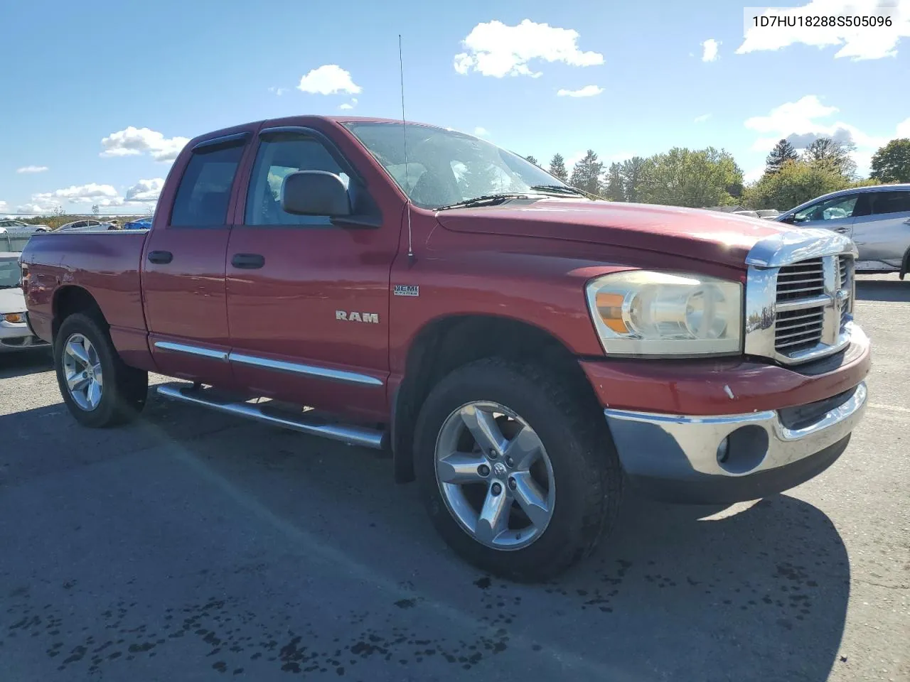 2008 Dodge Ram 1500 St VIN: 1D7HU18288S505096 Lot: 75712944