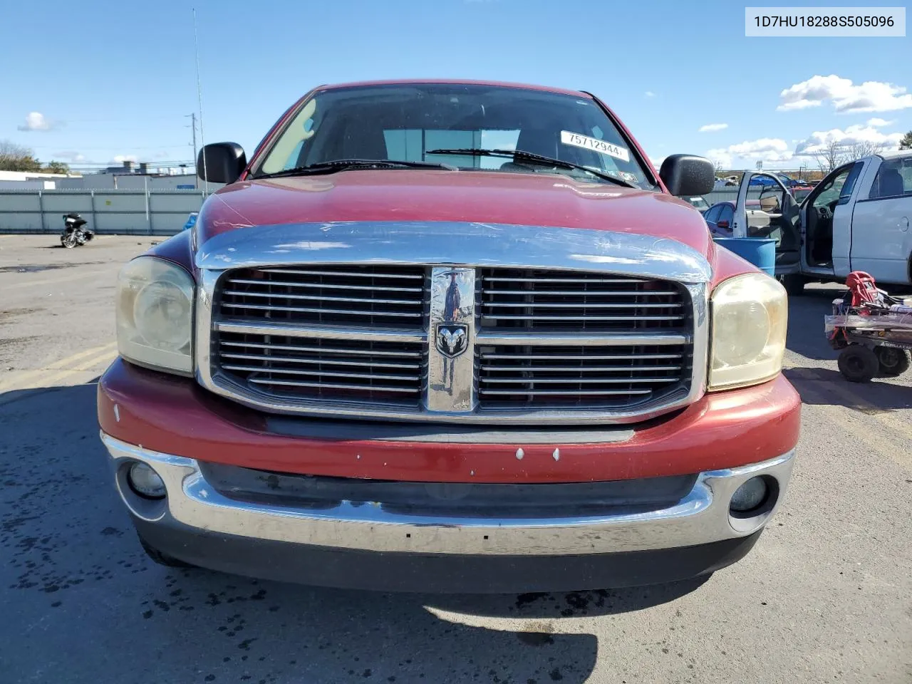 2008 Dodge Ram 1500 St VIN: 1D7HU18288S505096 Lot: 75712944