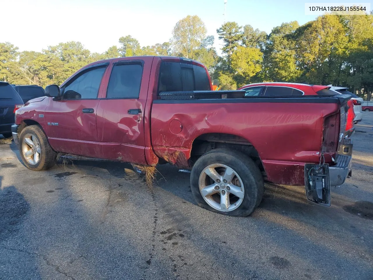 2008 Dodge Ram 1500 St VIN: 1D7HA18228J155544 Lot: 75848054