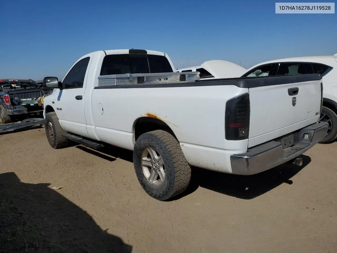 2008 Dodge Ram 1500 St VIN: 1D7HA16278J119528 Lot: 75876974