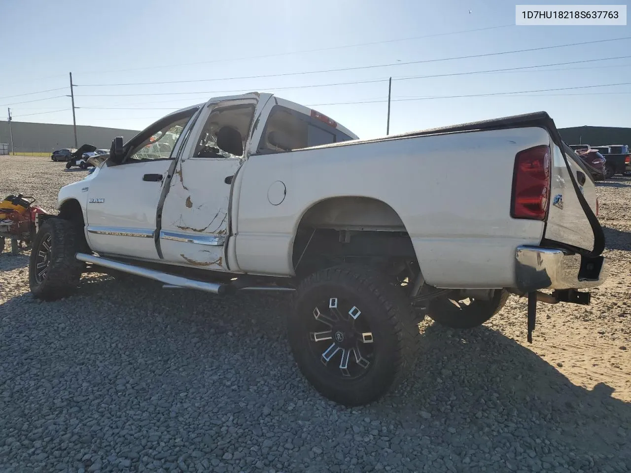 2008 Dodge Ram 1500 St VIN: 1D7HU18218S637763 Lot: 75910254