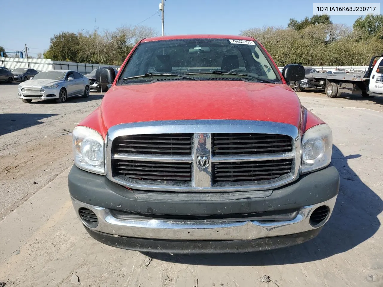 2008 Dodge Ram 1500 St VIN: 1D7HA16K68J230717 Lot: 76002354