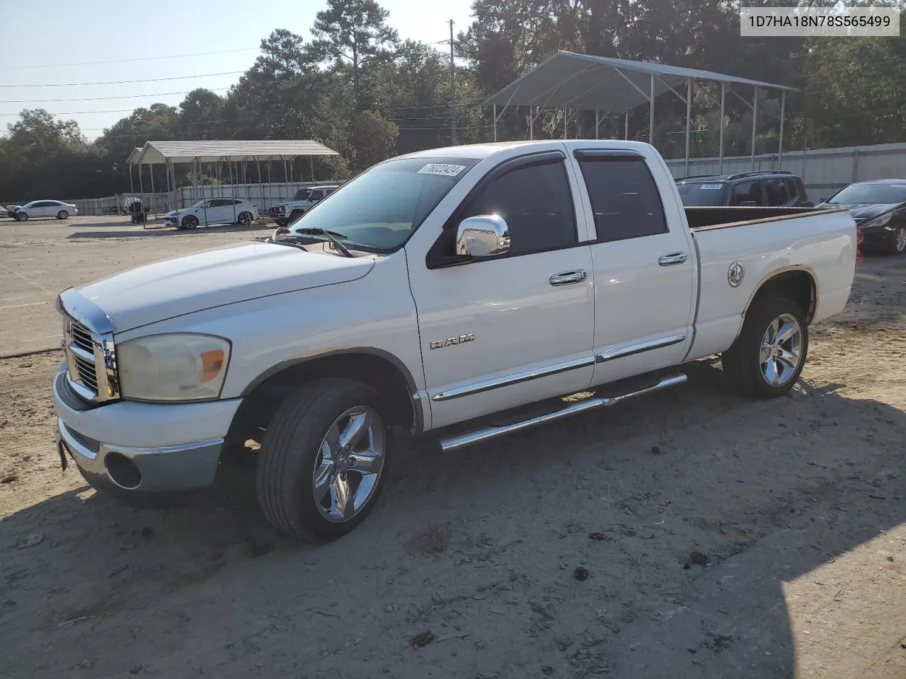 2008 Dodge Ram 1500 St VIN: 1D7HA18N78S565499 Lot: 76022424