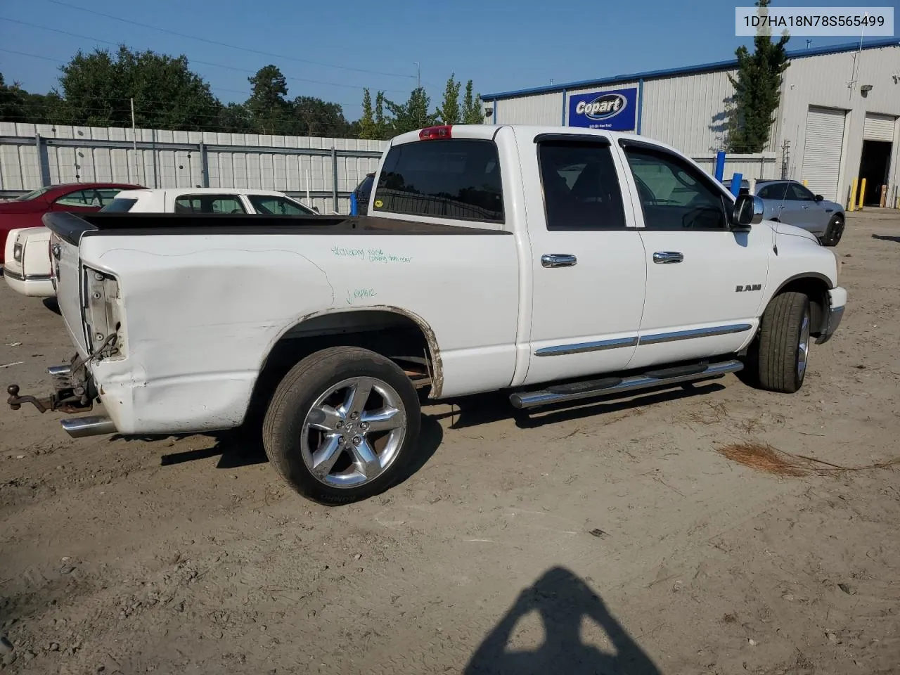 2008 Dodge Ram 1500 St VIN: 1D7HA18N78S565499 Lot: 76022424