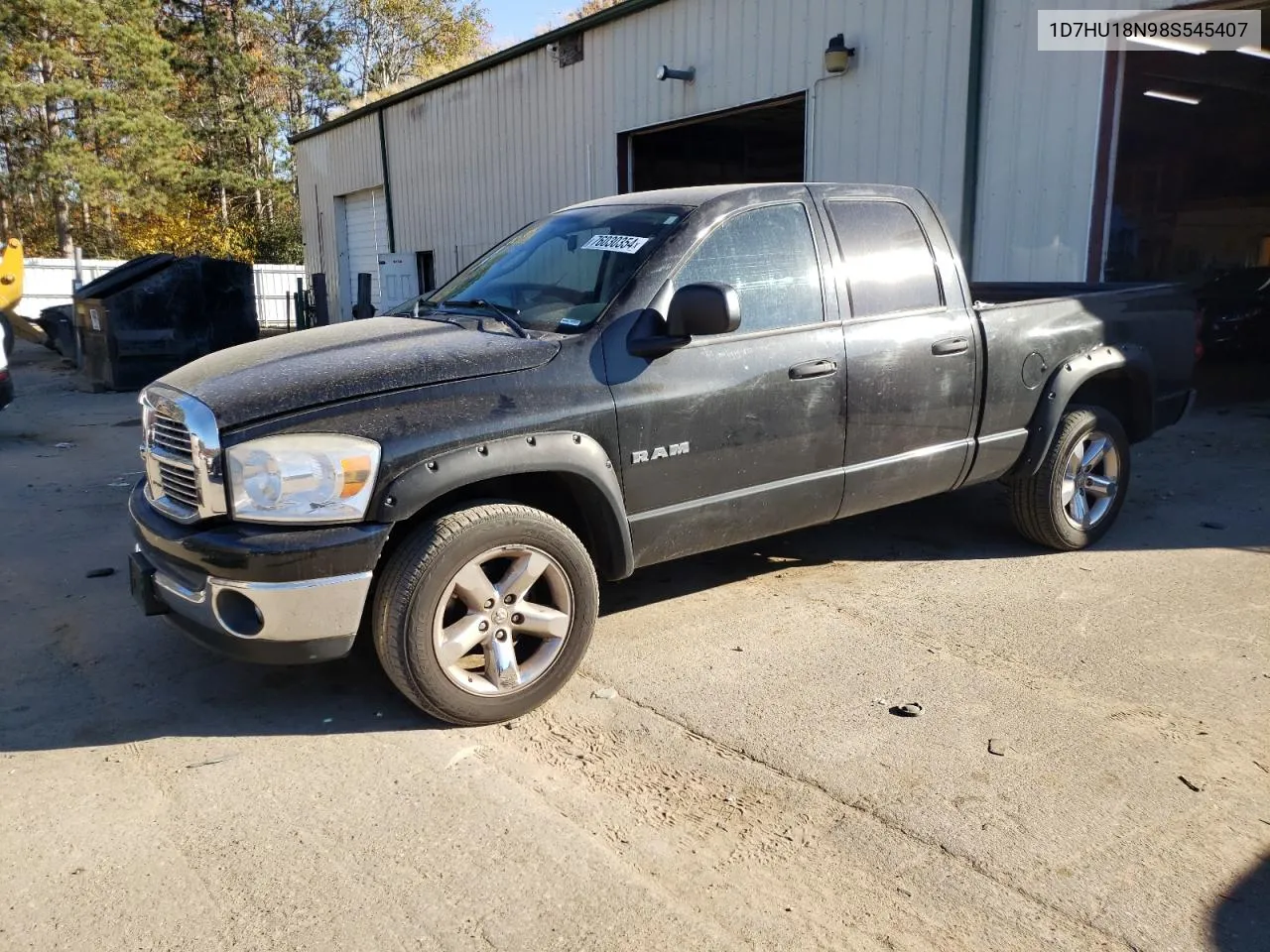 2008 Dodge Ram 1500 St VIN: 1D7HU18N98S545407 Lot: 76030354