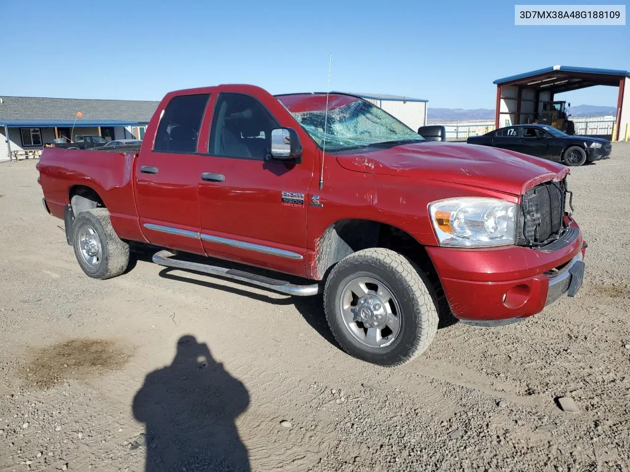 2008 Dodge Ram 3500 St VIN: 3D7MX38A48G188109 Lot: 76134514