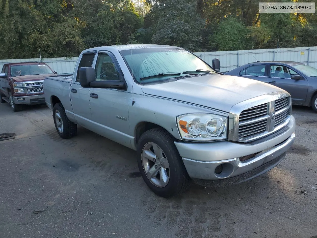 2008 Dodge Ram 1500 St VIN: 1D7HA18N78J189070 Lot: 76420714