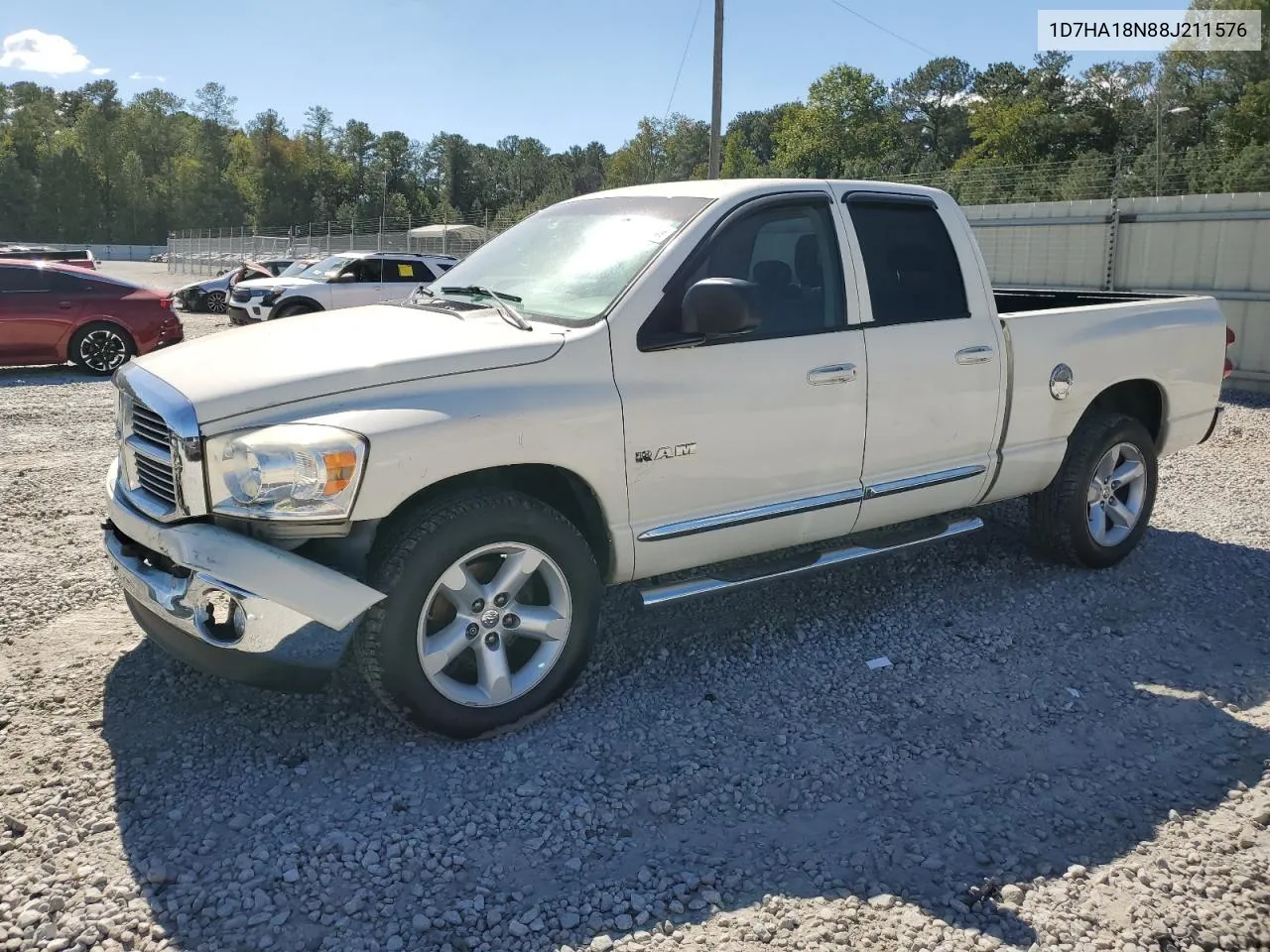 2008 Dodge Ram 1500 St VIN: 1D7HA18N88J211576 Lot: 76483694