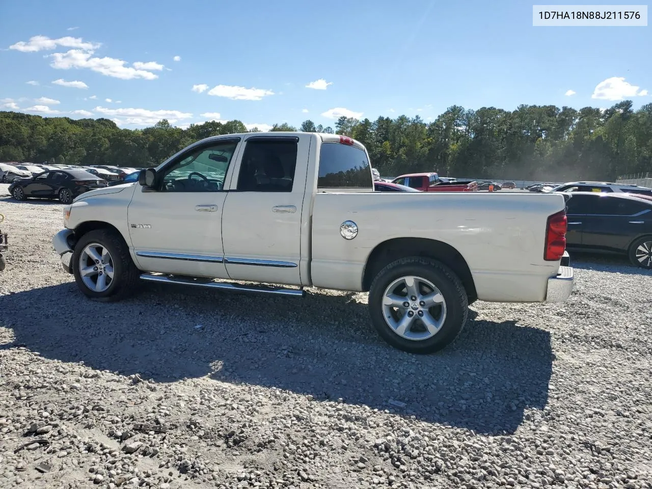 2008 Dodge Ram 1500 St VIN: 1D7HA18N88J211576 Lot: 76483694