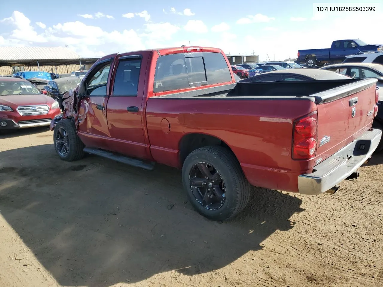 2008 Dodge Ram 1500 St VIN: 1D7HU18258S503399 Lot: 76554164