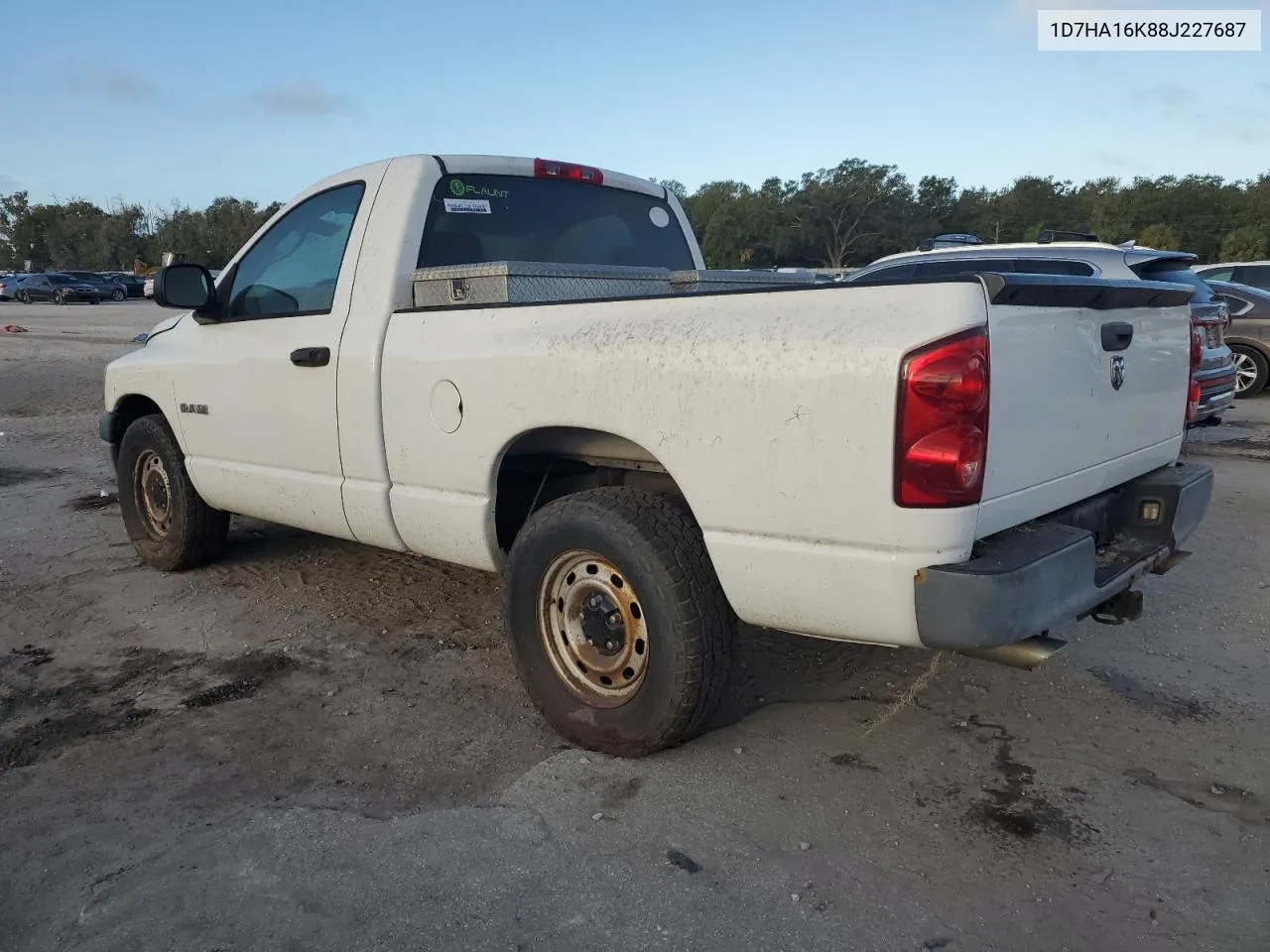 2008 Dodge Ram 1500 St VIN: 1D7HA16K88J227687 Lot: 76589134