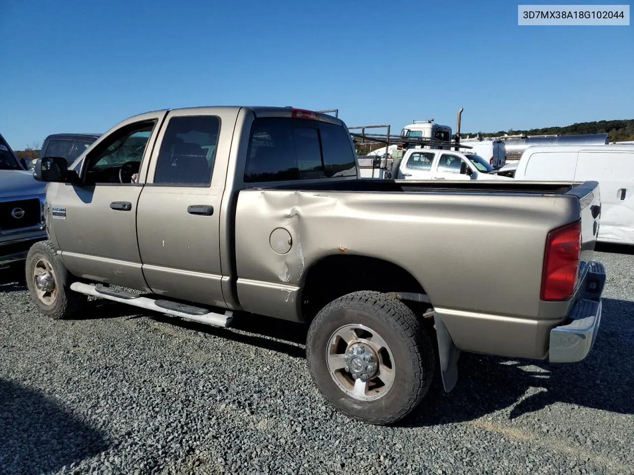 2008 Dodge Ram 3500 St VIN: 3D7MX38A18G102044 Lot: 76742354