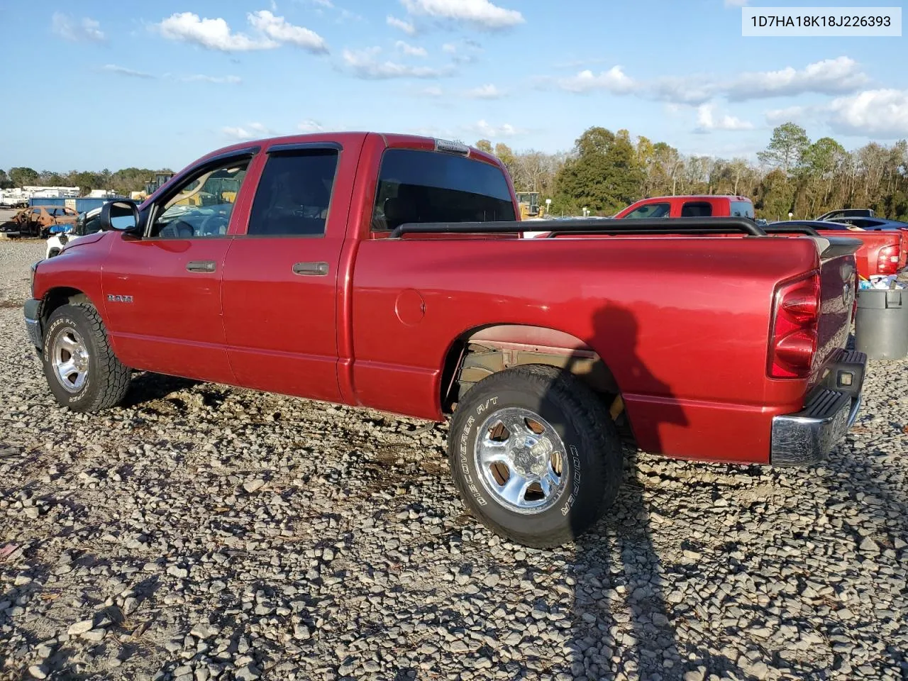 2008 Dodge Ram 1500 St VIN: 1D7HA18K18J226393 Lot: 76937904