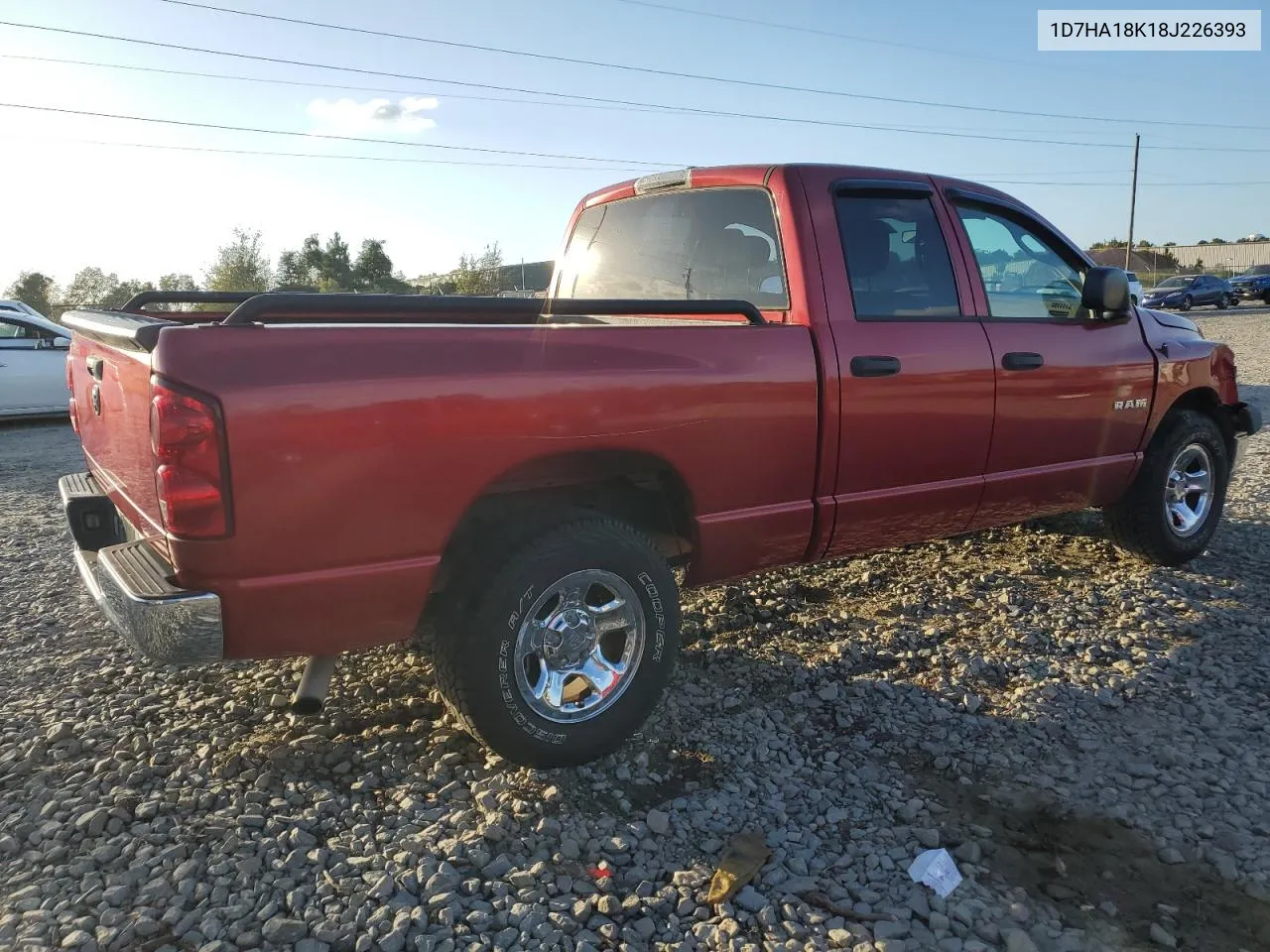 2008 Dodge Ram 1500 St VIN: 1D7HA18K18J226393 Lot: 76937904