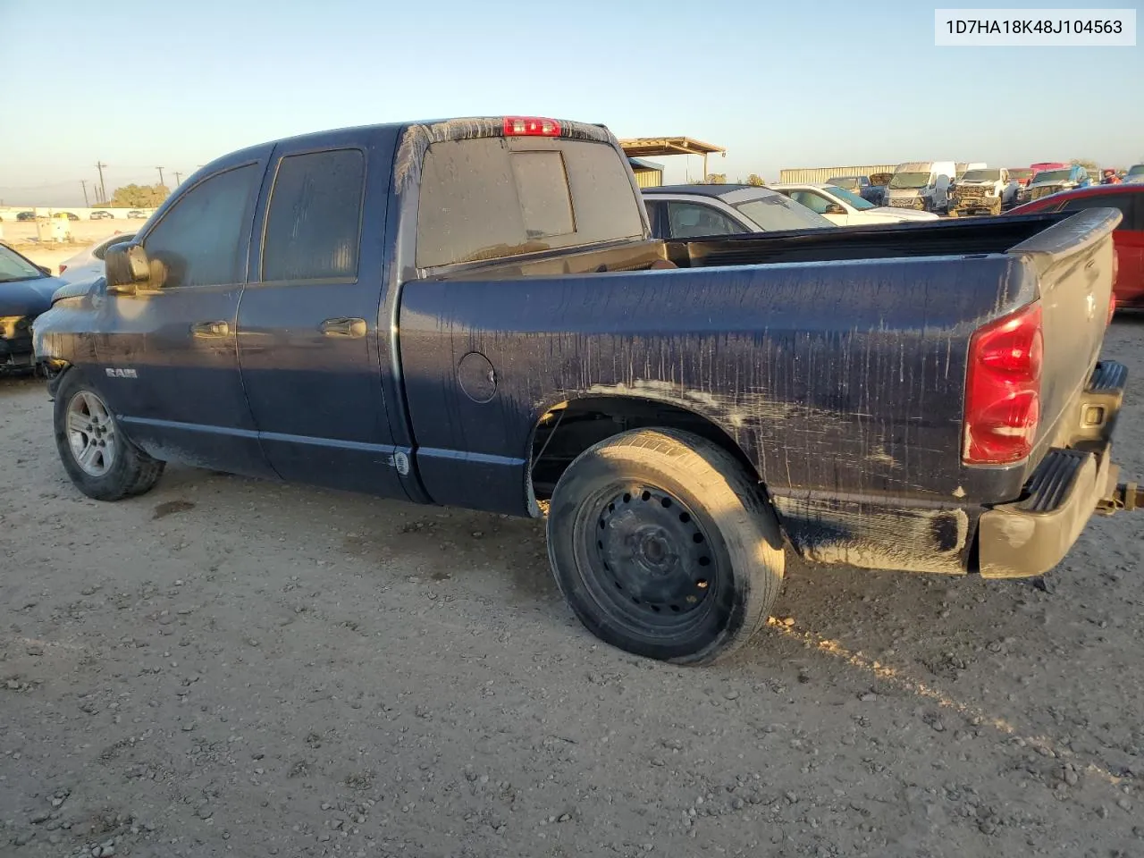 2008 Dodge Ram 1500 St VIN: 1D7HA18K48J104563 Lot: 76948094