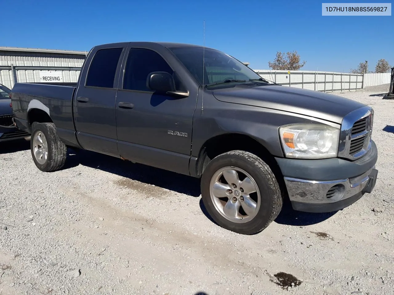 2008 Dodge Ram 1500 St VIN: 1D7HU18N88S569827 Lot: 77076664