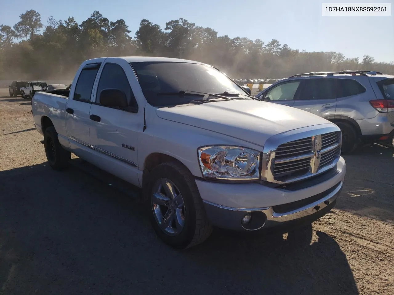 2008 Dodge Ram 1500 St VIN: 1D7HA18NX8S592261 Lot: 77253594