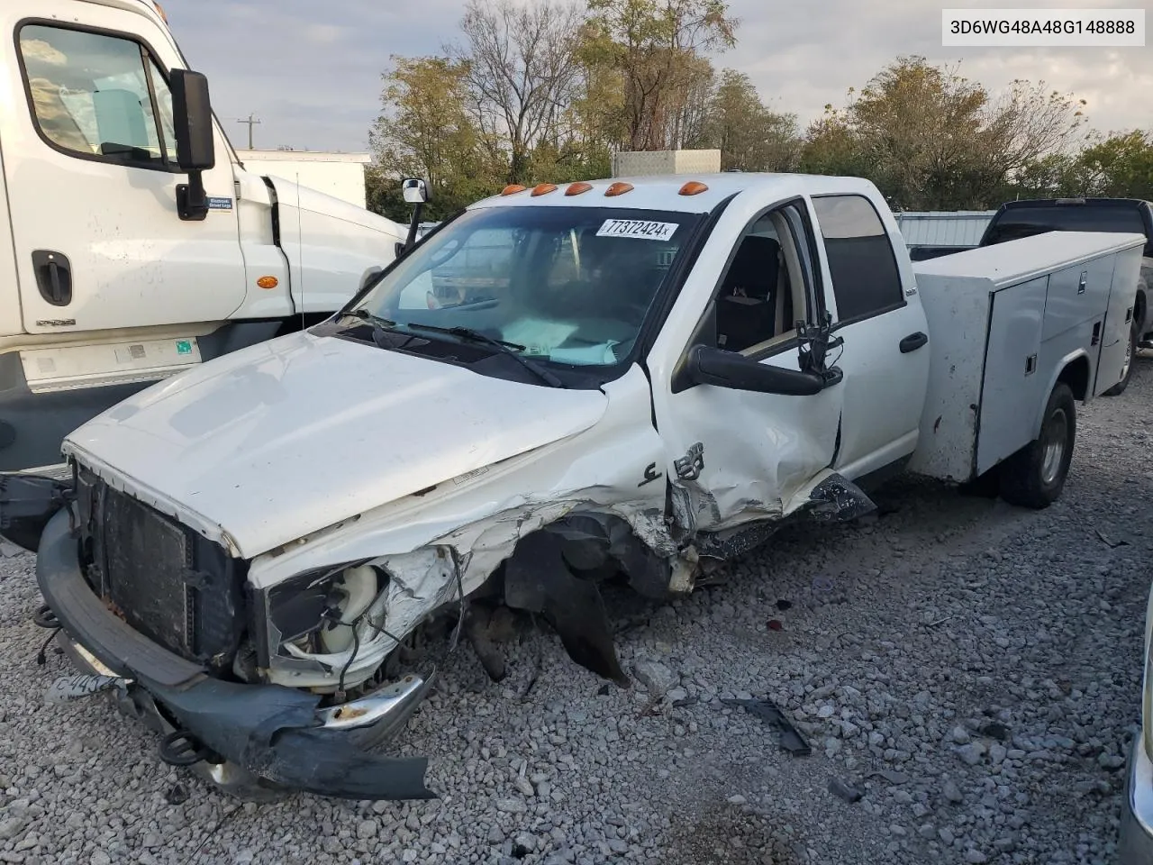 2008 Dodge Ram 3500 St VIN: 3D6WG48A48G148888 Lot: 77372424