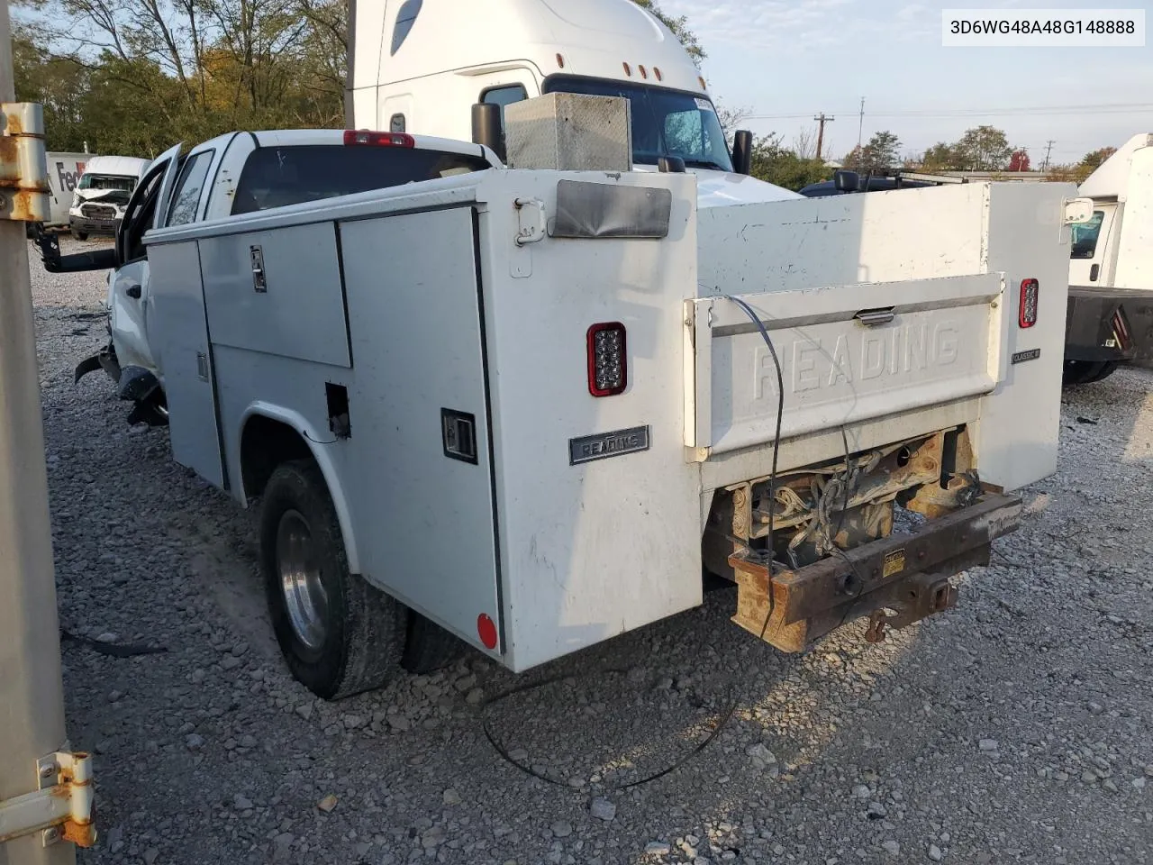 2008 Dodge Ram 3500 St VIN: 3D6WG48A48G148888 Lot: 77372424