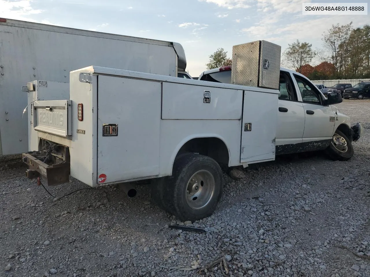 2008 Dodge Ram 3500 St VIN: 3D6WG48A48G148888 Lot: 77372424