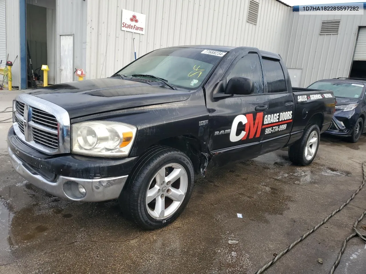 2008 Dodge Ram 1500 St VIN: 1D7HA18228S597282 Lot: 77688234