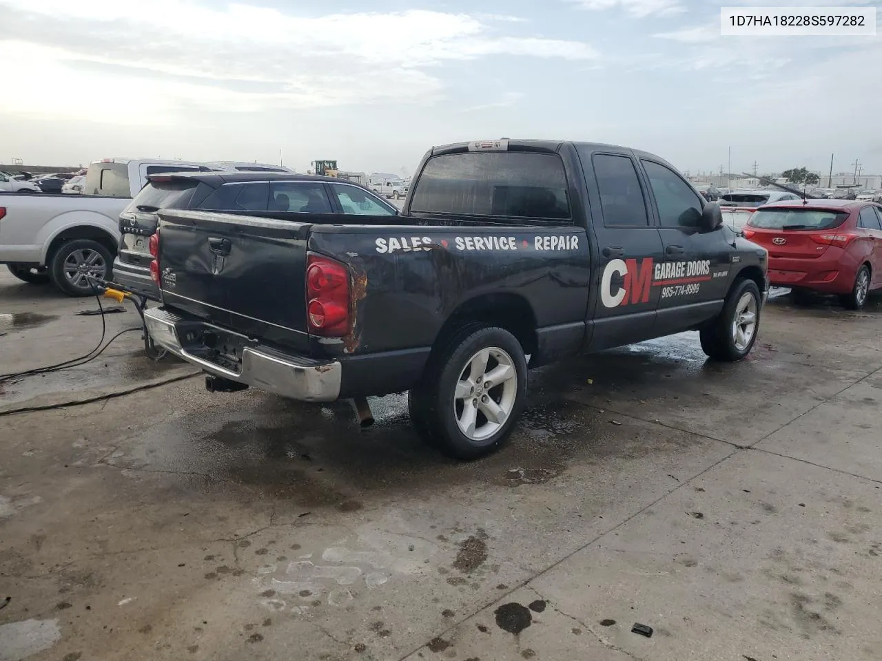 2008 Dodge Ram 1500 St VIN: 1D7HA18228S597282 Lot: 77688234