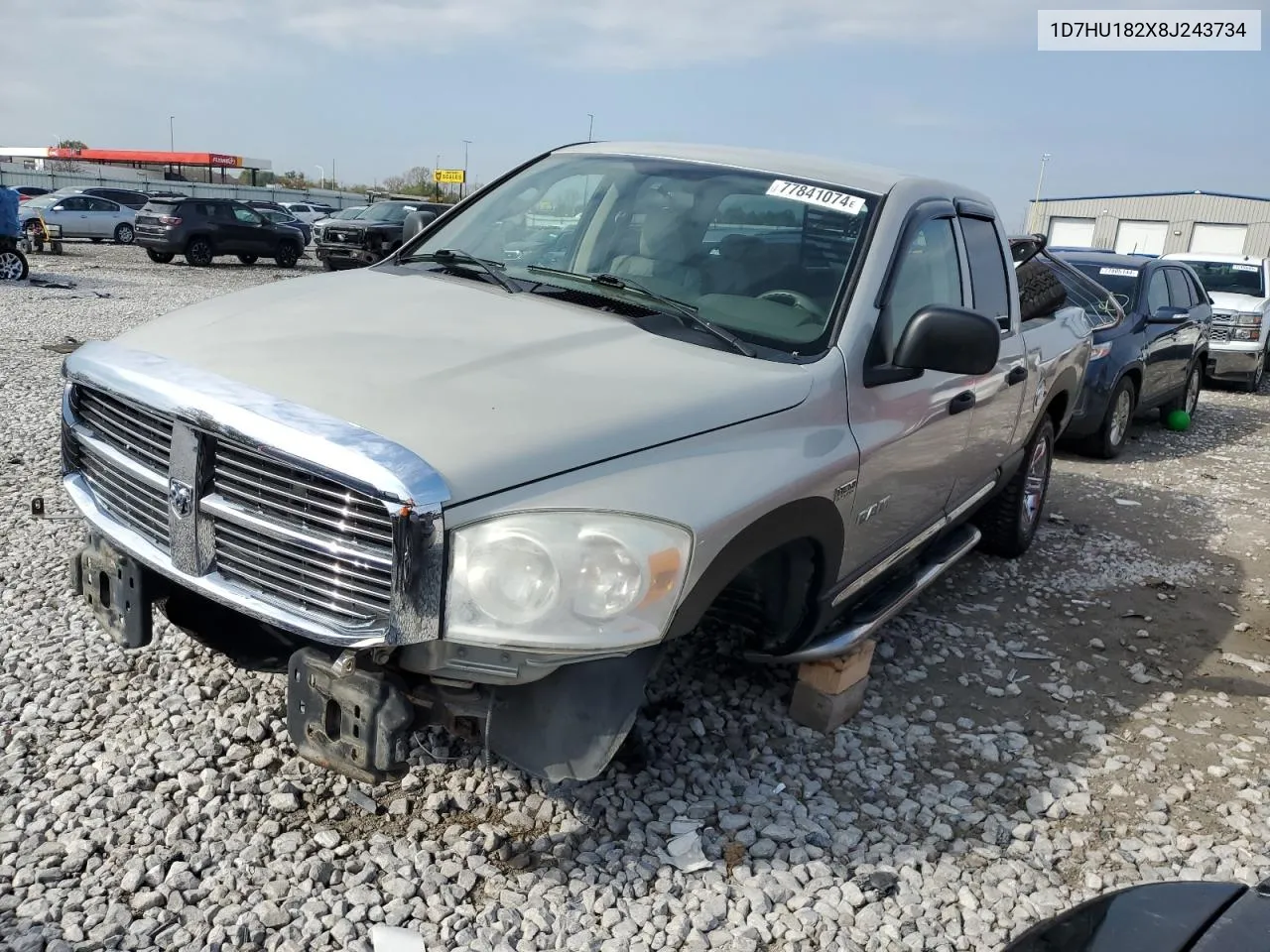 2008 Dodge Ram 1500 St VIN: 1D7HU182X8J243734 Lot: 77841074