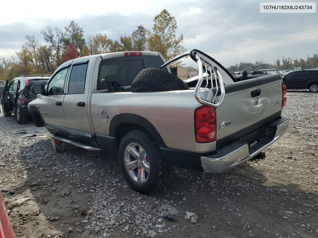 2008 Dodge Ram 1500 St VIN: 1D7HU182X8J243734 Lot: 77841074