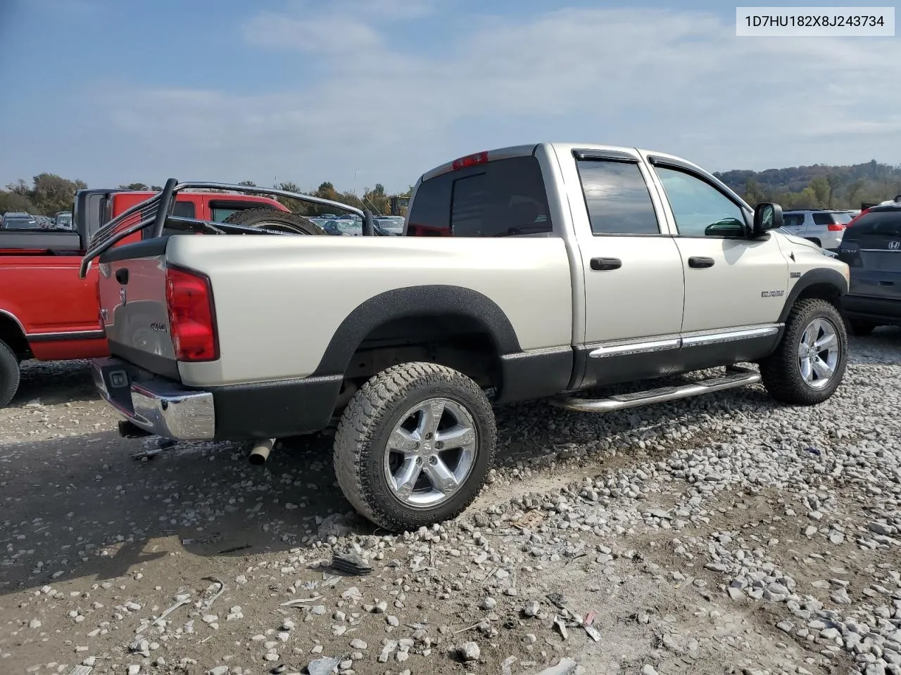 2008 Dodge Ram 1500 St VIN: 1D7HU182X8J243734 Lot: 77841074