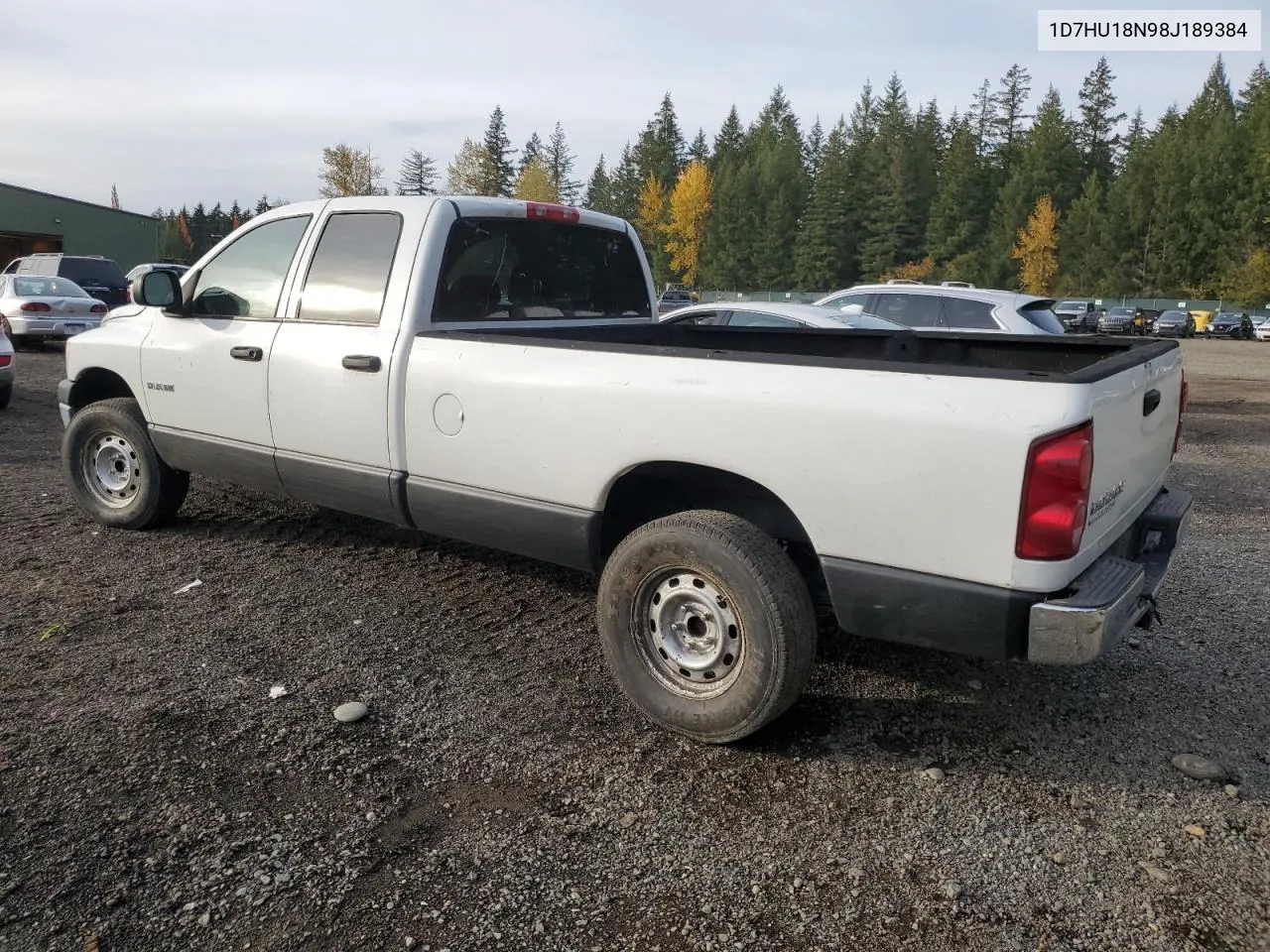 2008 Dodge Ram 1500 St VIN: 1D7HU18N98J189384 Lot: 77855644