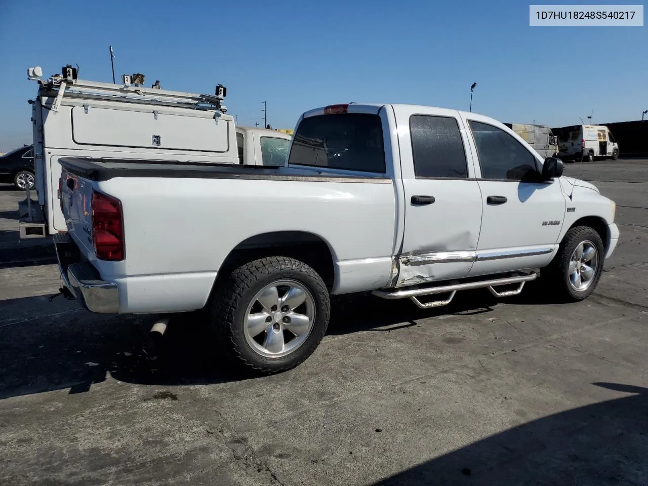 2008 Dodge Ram 1500 St VIN: 1D7HU18248S540217 Lot: 77960364