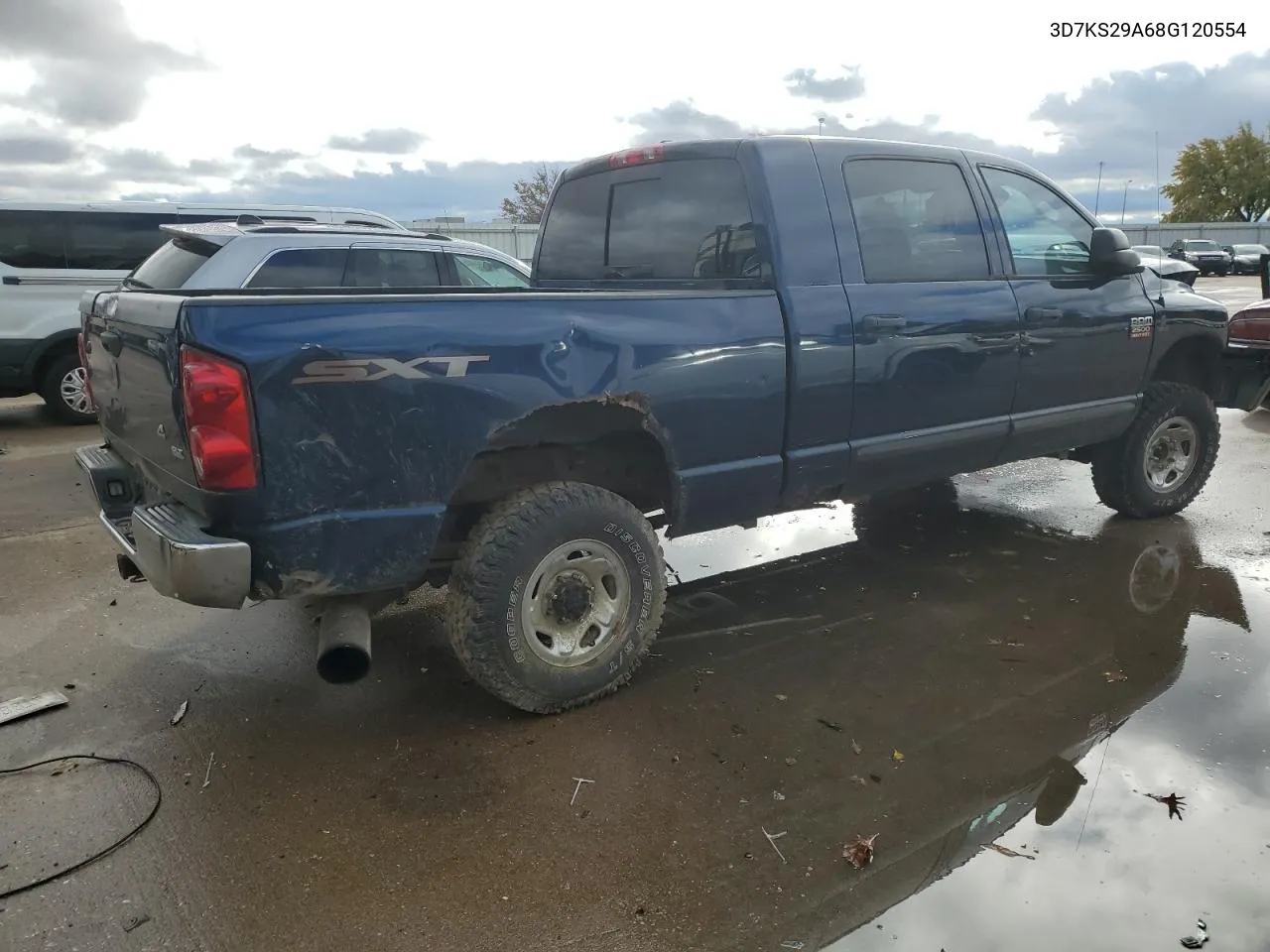 2008 Dodge Ram 2500 VIN: 3D7KS29A68G120554 Lot: 77974104