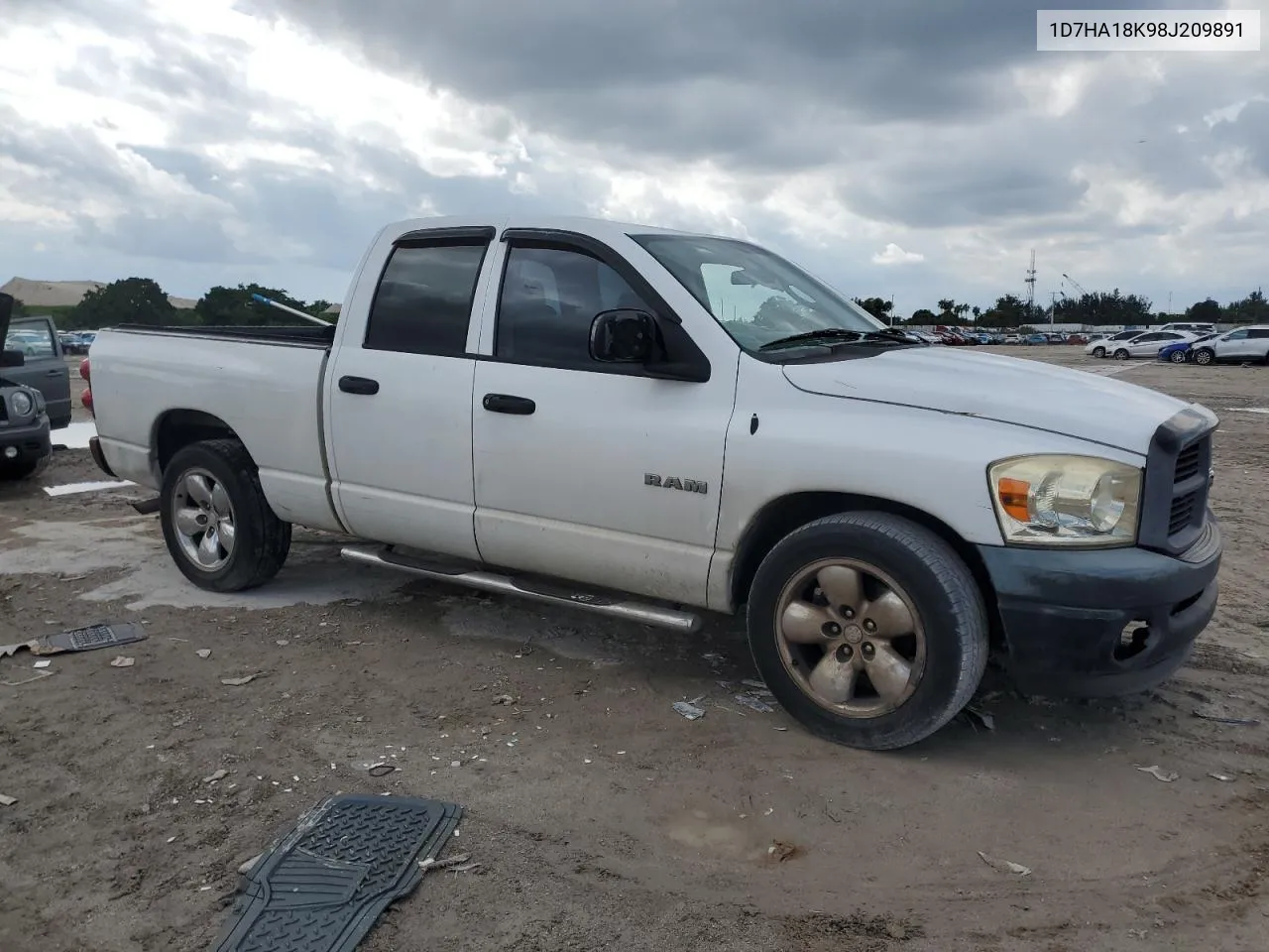 2008 Dodge Ram 1500 St VIN: 1D7HA18K98J209891 Lot: 77991184