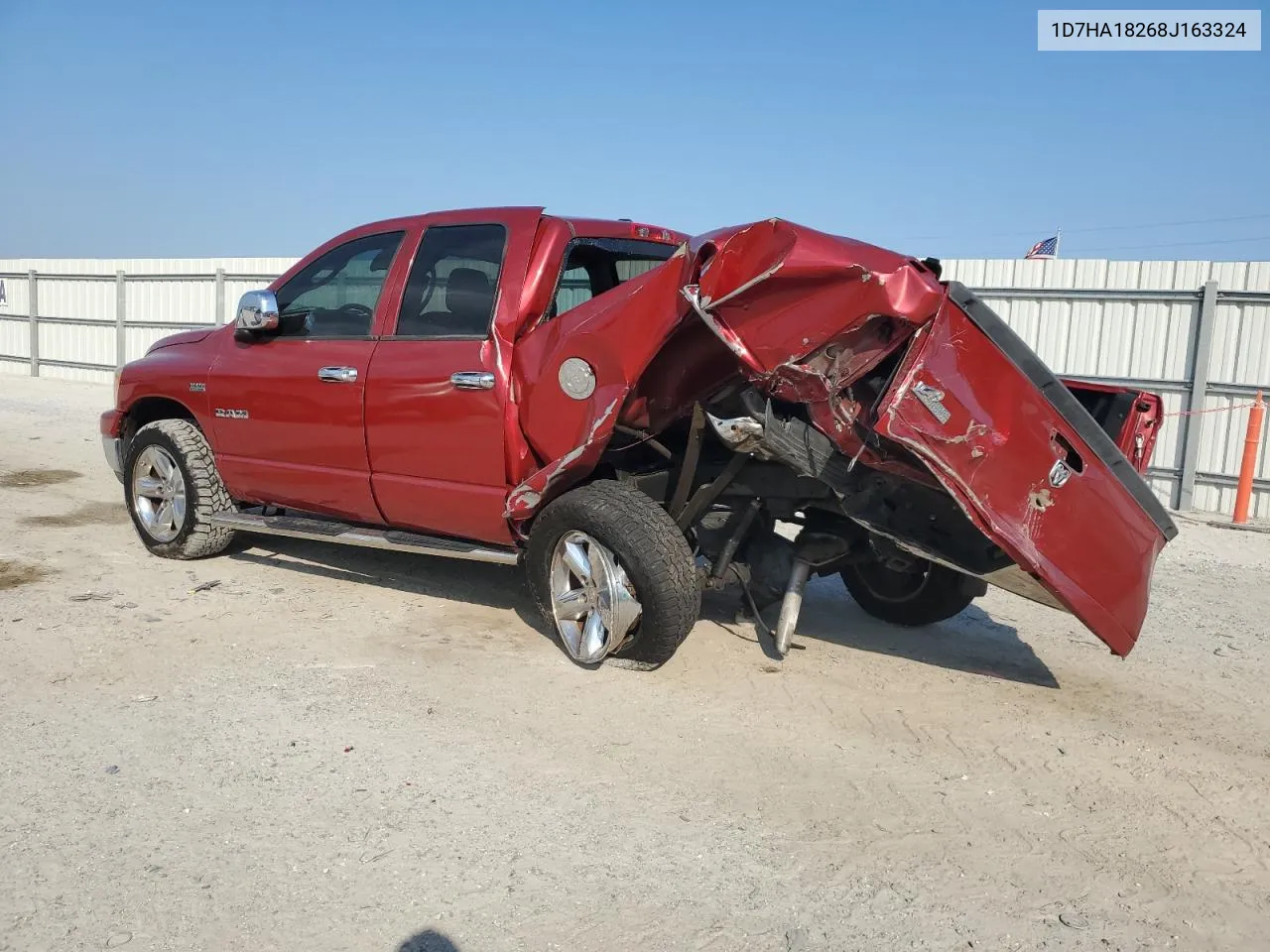 2008 Dodge Ram 1500 St VIN: 1D7HA18268J163324 Lot: 78149314