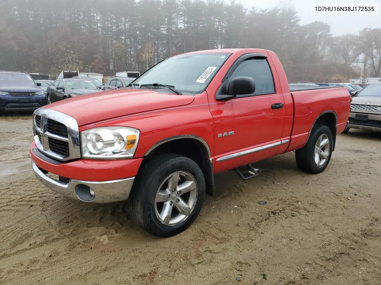 2008 Dodge Ram 1500 St VIN: 1D7HU16N38J172535 Lot: 78369024