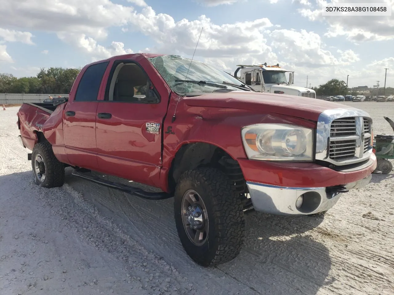 2008 Dodge Ram 2500 St VIN: 3D7KS28A38G108458 Lot: 78493944