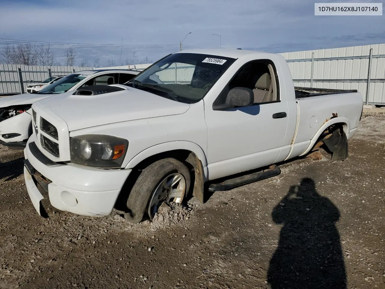 2008 Dodge Ram 1500 St VIN: 1D7HU162X8J107140 Lot: 78525984