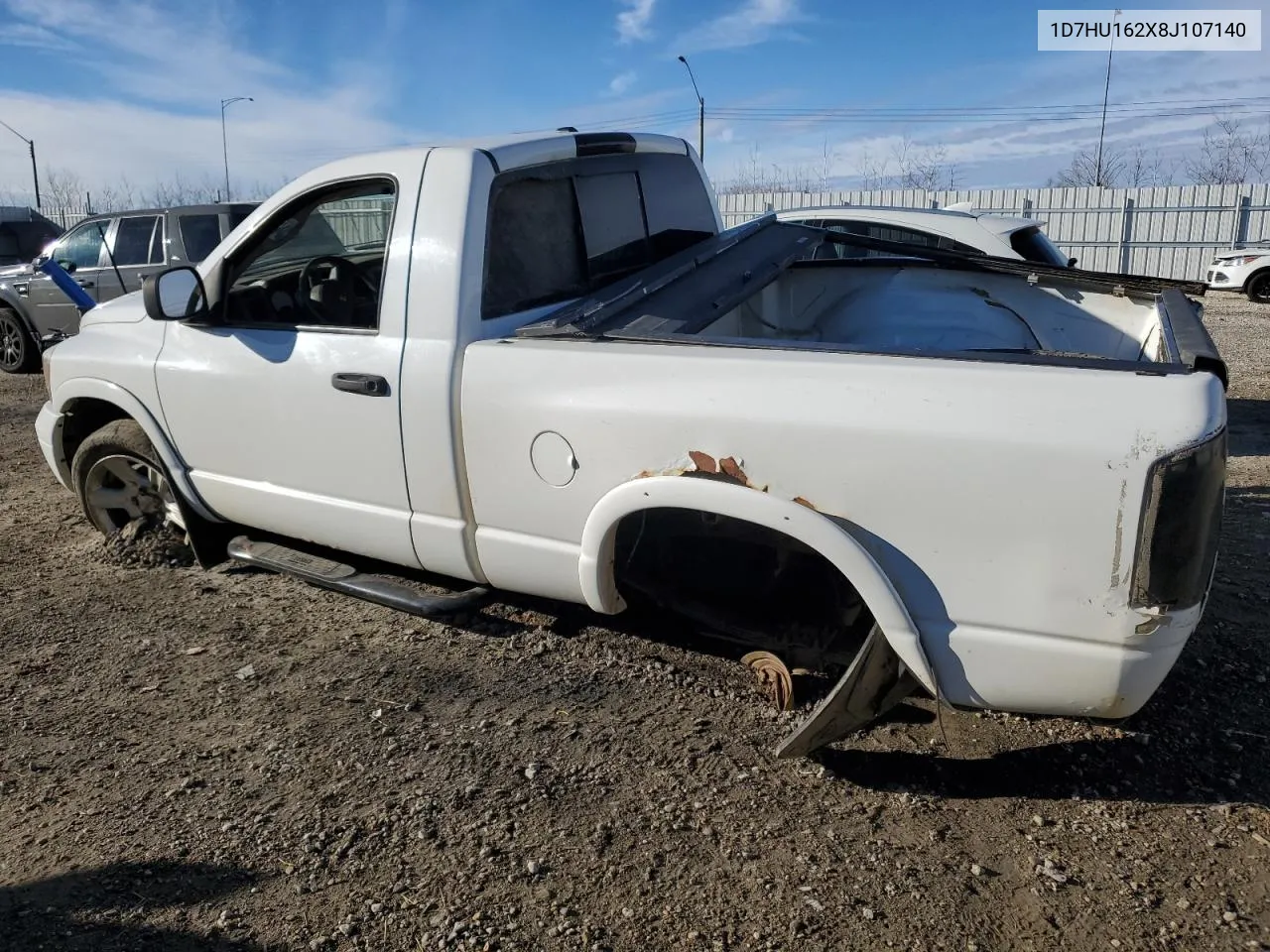 2008 Dodge Ram 1500 St VIN: 1D7HU162X8J107140 Lot: 78525984